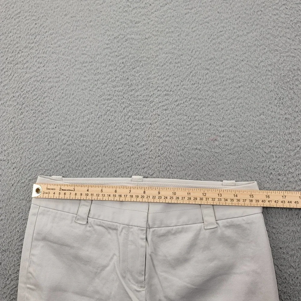 J.Crew Pants Womens 2 Tan Stretch‎ City Fit Capri Mid Rise Straight